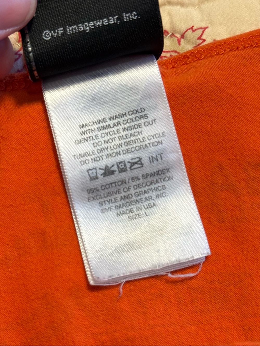 Y2K 2000s Adorable Harley-Davidson Orange Logo Spaghetti-Strap Camisole - Picture 7 of 9